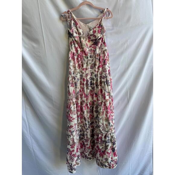 Dress The Population Floral Pearl Maxi Dress (With Loose Threads/Fraying) - Picture 2 of 9